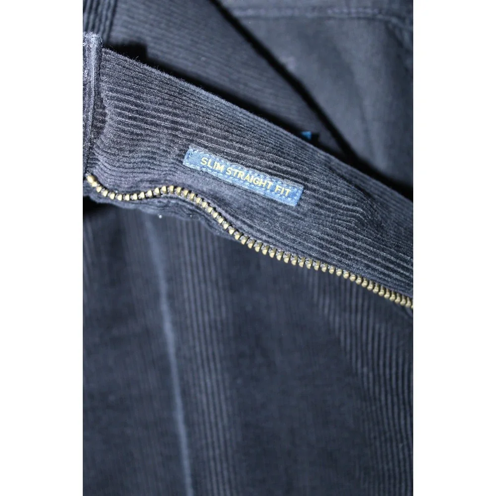 Polo Ralph Lauren Men's Size 40x30 Black Corduroy Pants